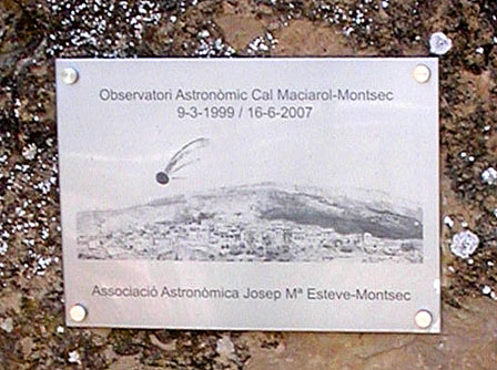 Placa commemorativa